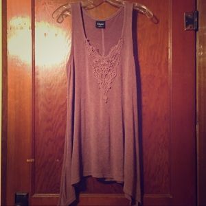 🍌 Wallpapher Arch Hem Tank Top Womens Size Md